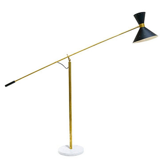 Italian floor lamp black