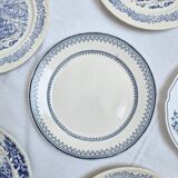 6 vintage flat plates