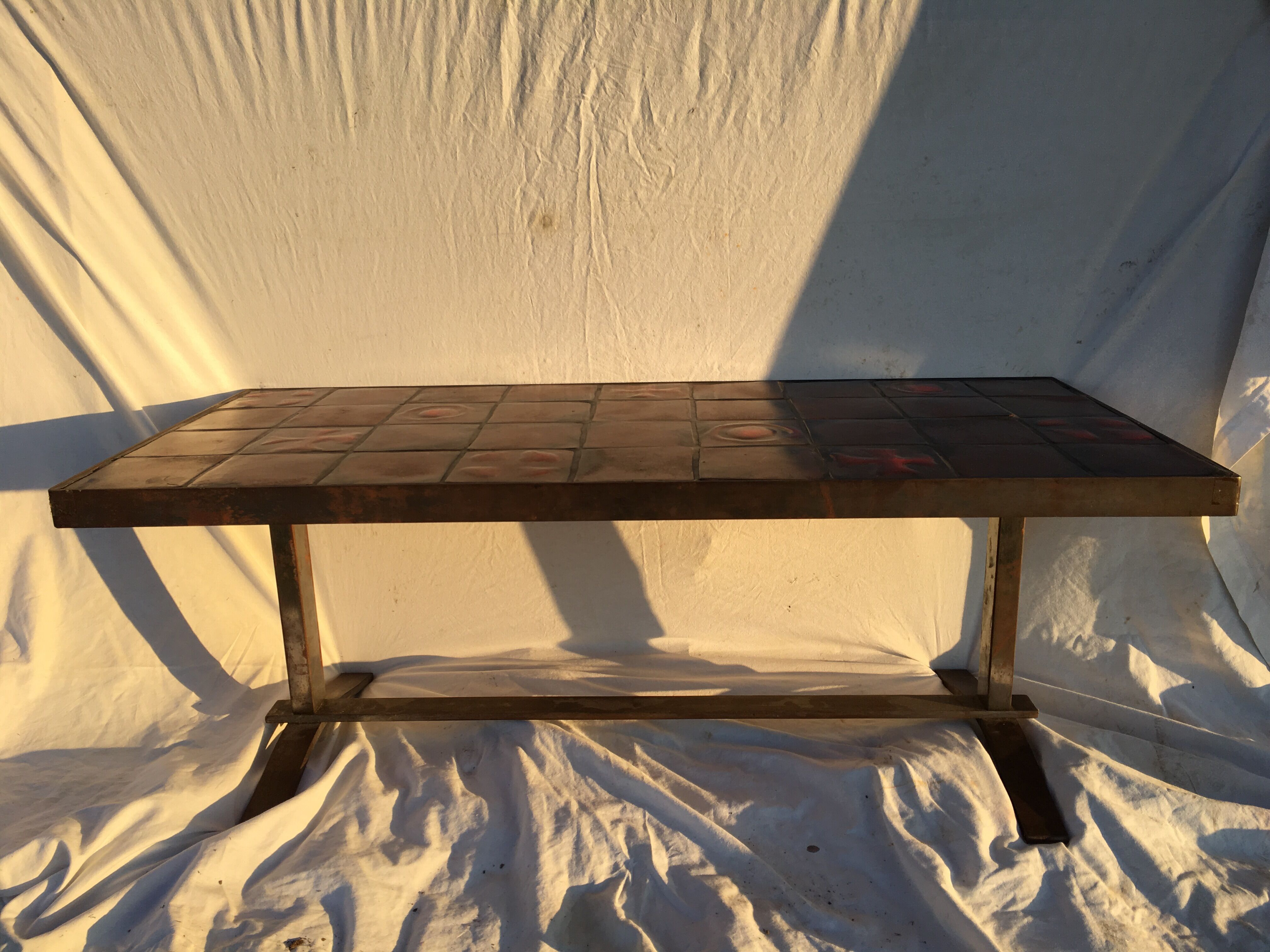 Design coffee table 70 space age ceramic