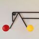 Porte manteau mural boules 60s