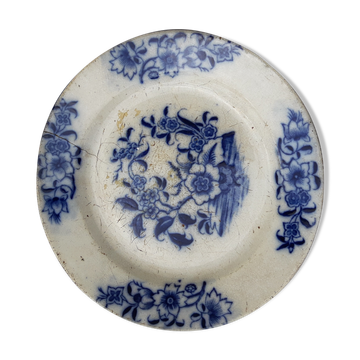 Assiette en faïence d'Onnaing Mouzin diam 21,5 cm