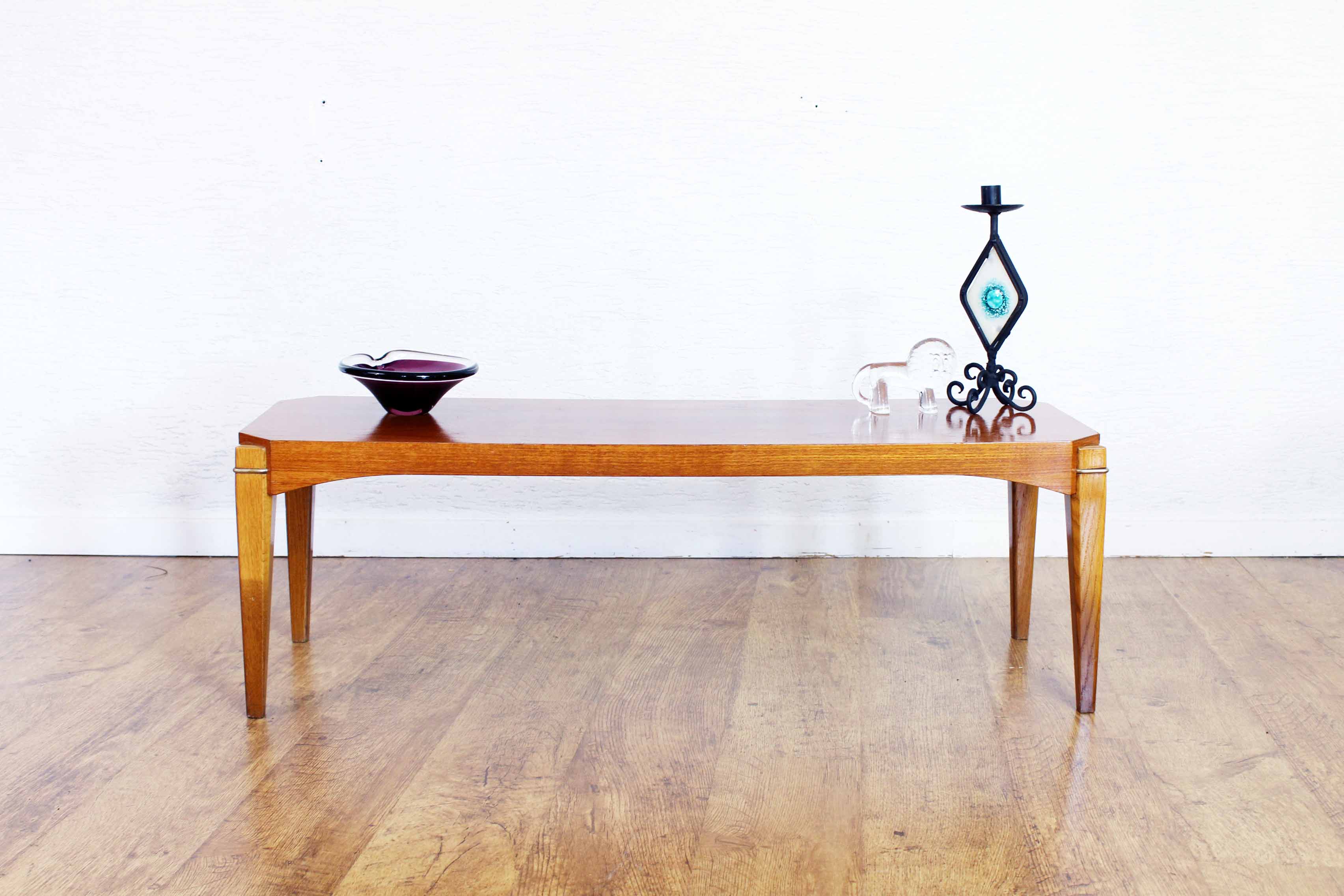 Table basse design scandinave années 70