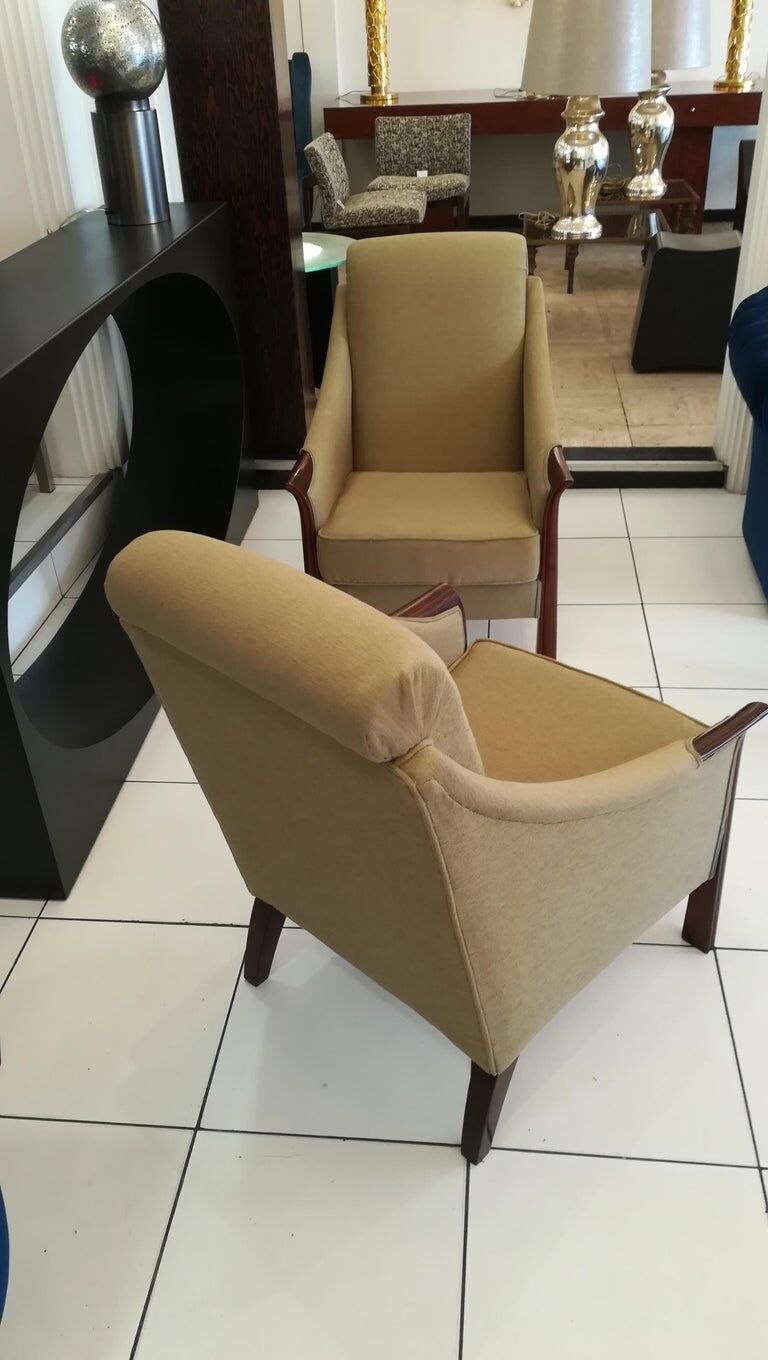 Pair of Art Deco armchairs, circa 1930