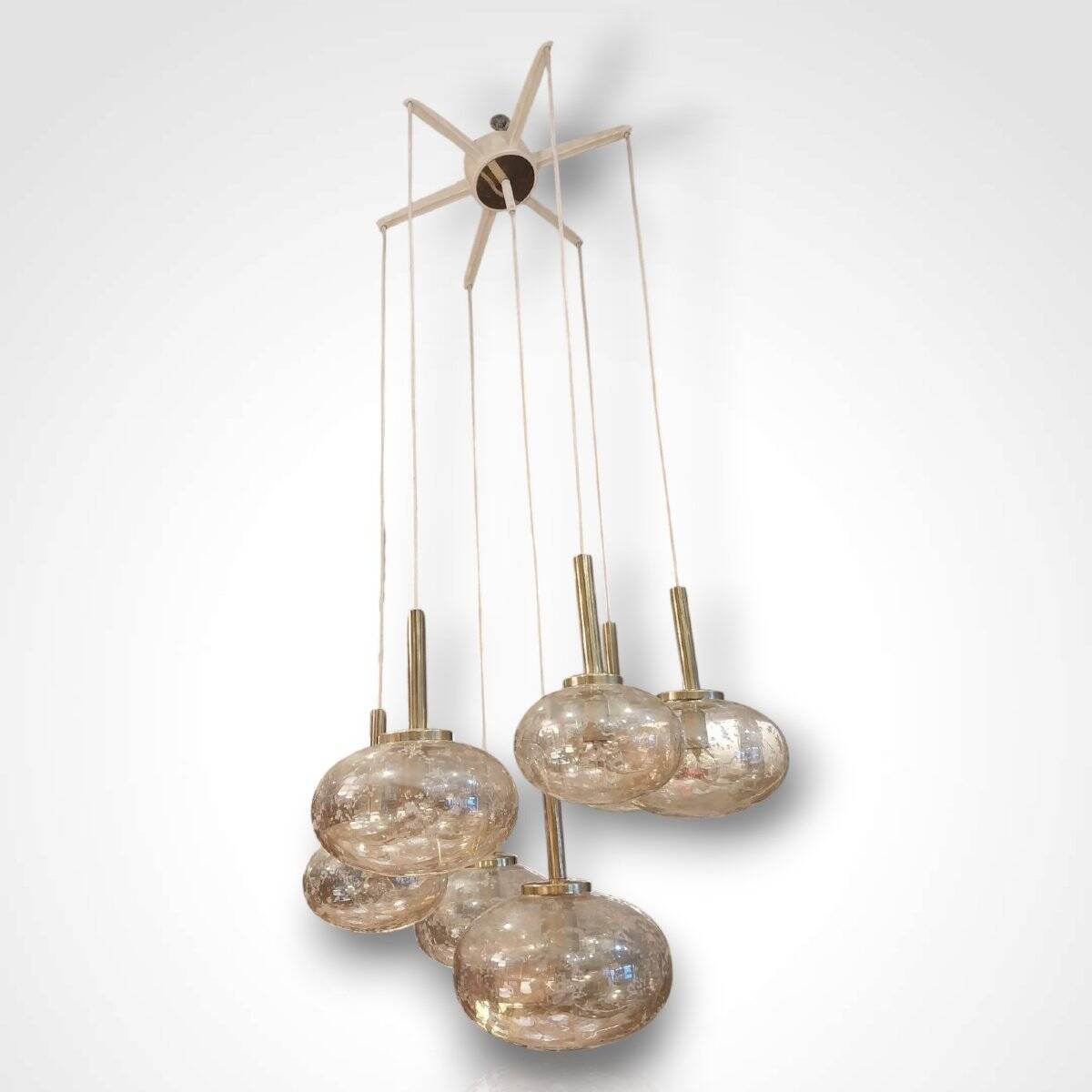 Cascade chandelier, Germany, 1970s.