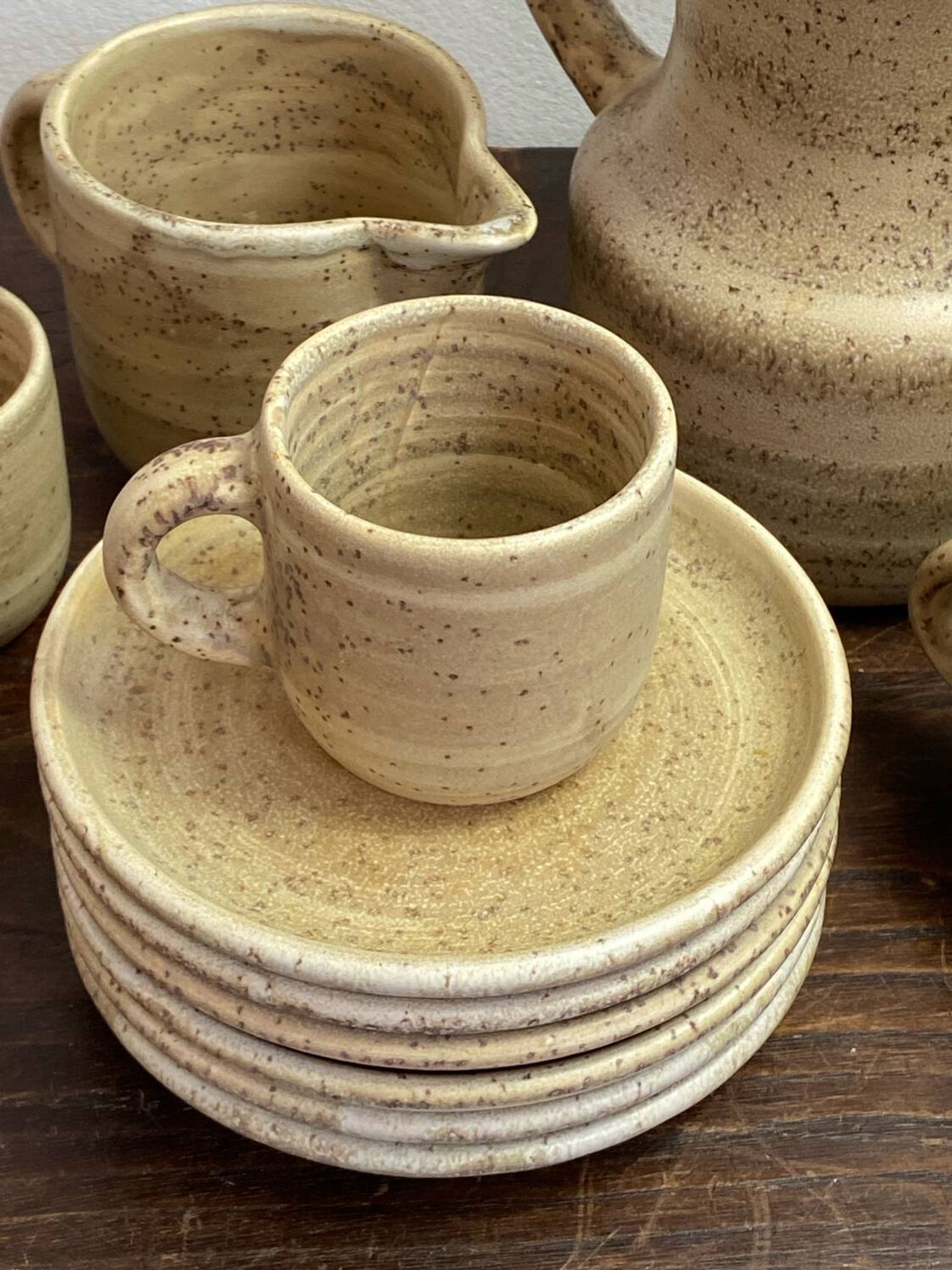 Niderviller stoneware coffee/tea service