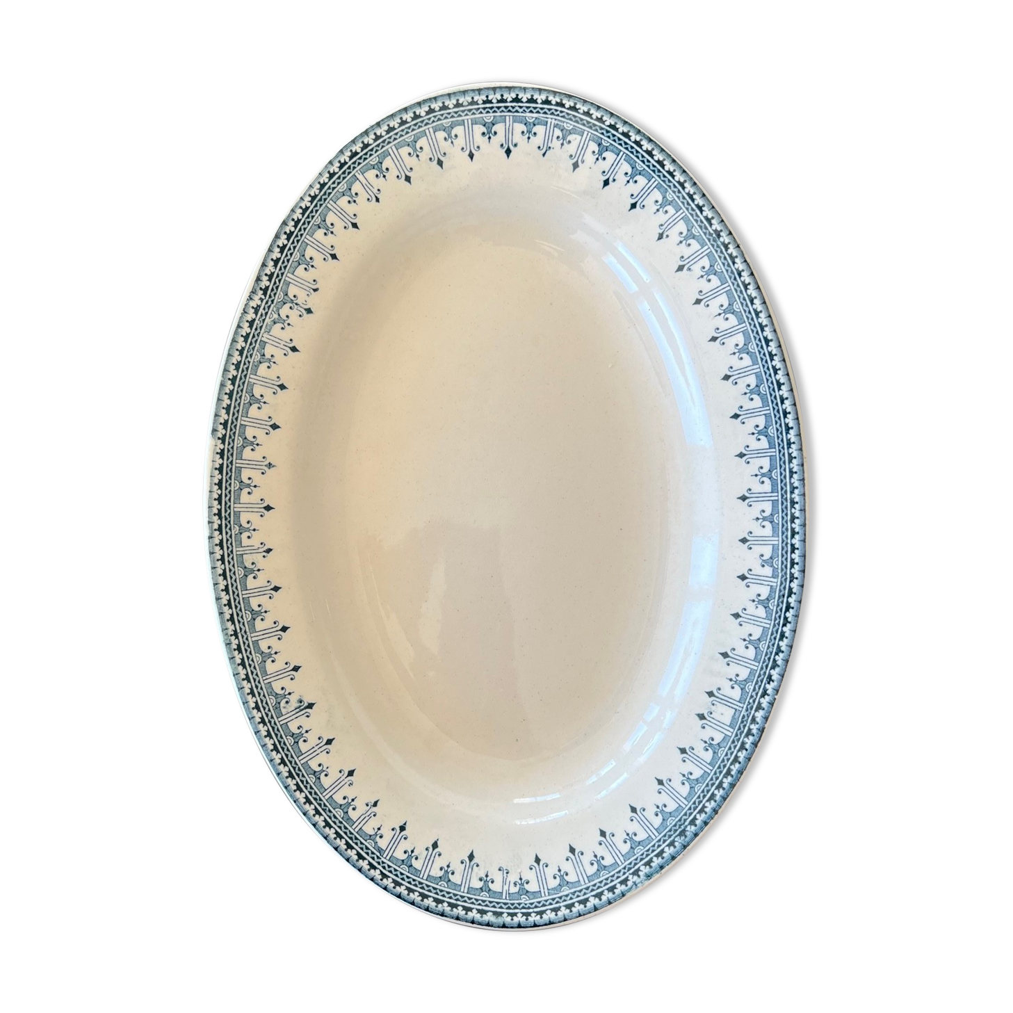 Oval flat Iron Earth