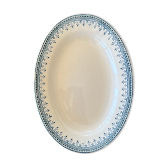 Plat ovale Terre de Fer