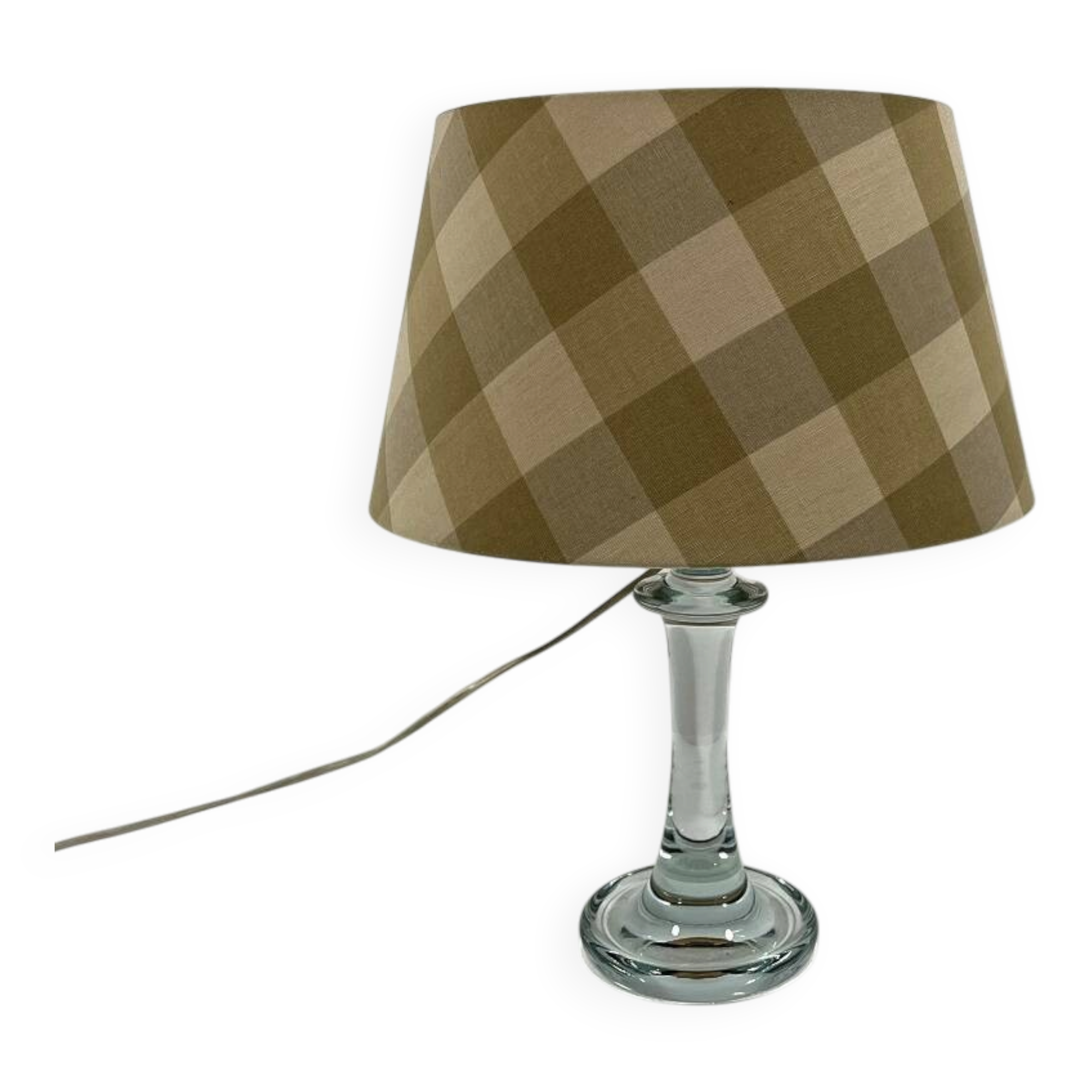 Holmegaard glass table lamp Astoria 1970's