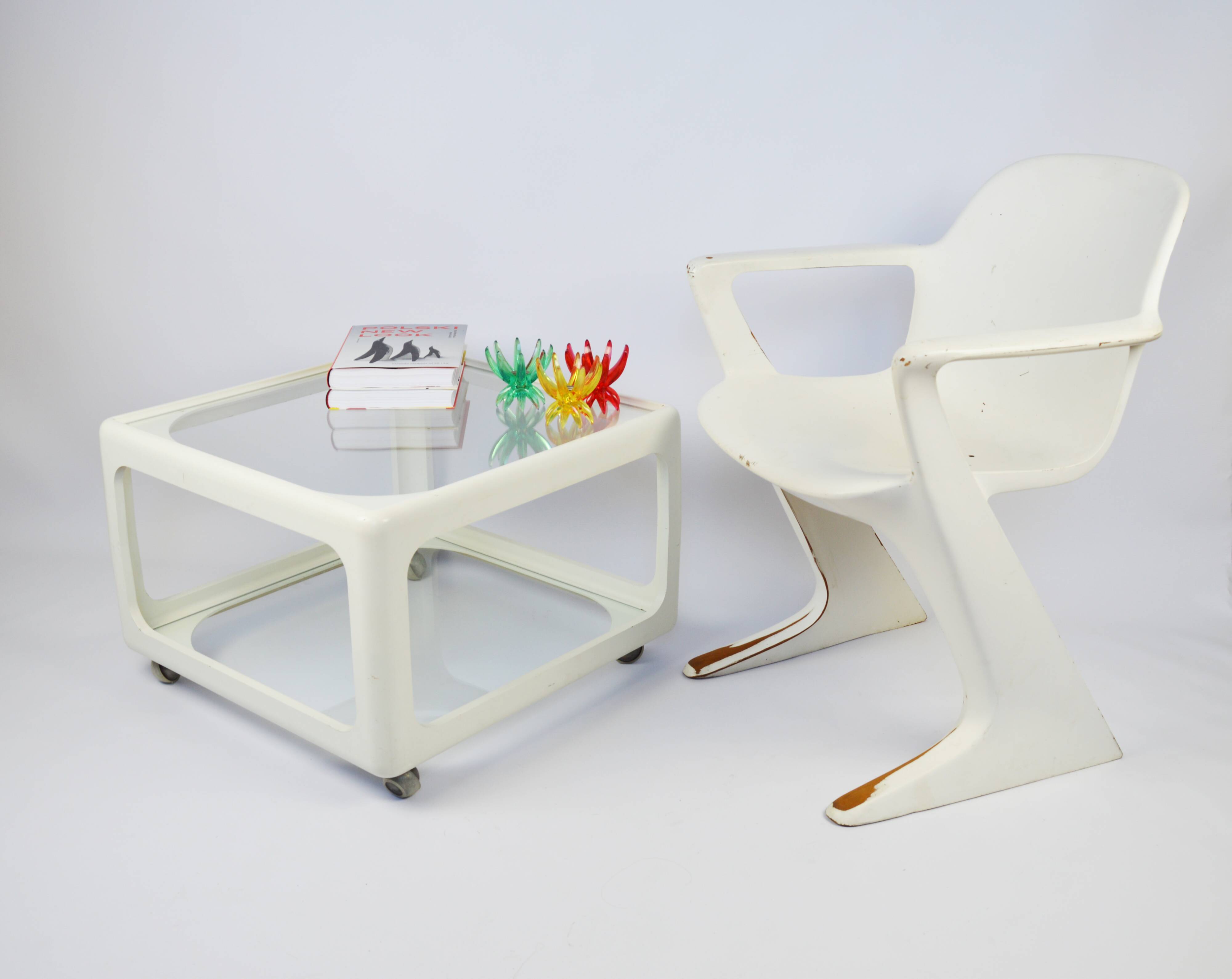 Coffee table by P. Ghyczy for Horn Collection, 1970s