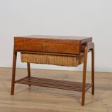 Table console en teck du milieu du siècle, Danemark, années 1970