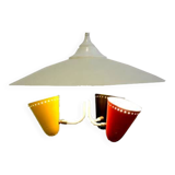 Pendant lamp from the 1950s by h. busquet for hala zeist
