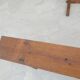 Former pair of pine benches 2m10