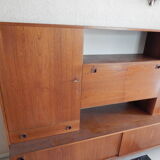 Scandinavian design teak sideboard from the 60s