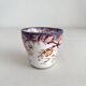 Tasse à café en faïence fine décor Minton Sarreguemines