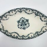 Lot of Plate, Platter, Ramier and Soup Tureen, Iron Earth, "Excelsior" service, E. Bourgeois, late 19th century