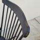 Rocking chair vintage noir 1950