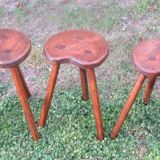 Tabouret bas de berger set de 3