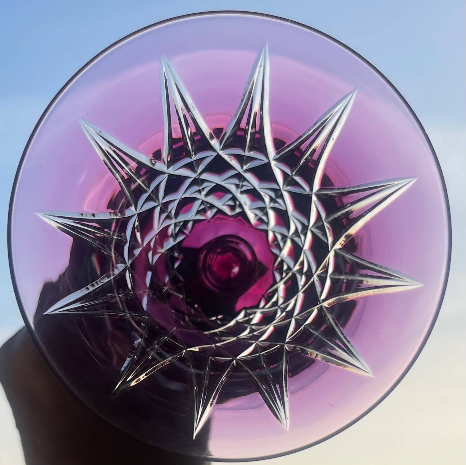 Saint-Louis crystal glass.