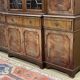English mahogany secretary bookcase from the 1970s