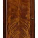 Solid cherry and lacquered mahogany veneer bookcase from the late 1950s