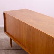 Buffet long de style scandinave double face entièrement restauré par Sedláček & Vyčítal, Tchécoslovaquie,