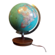 Globe terrestre lumineux vintage