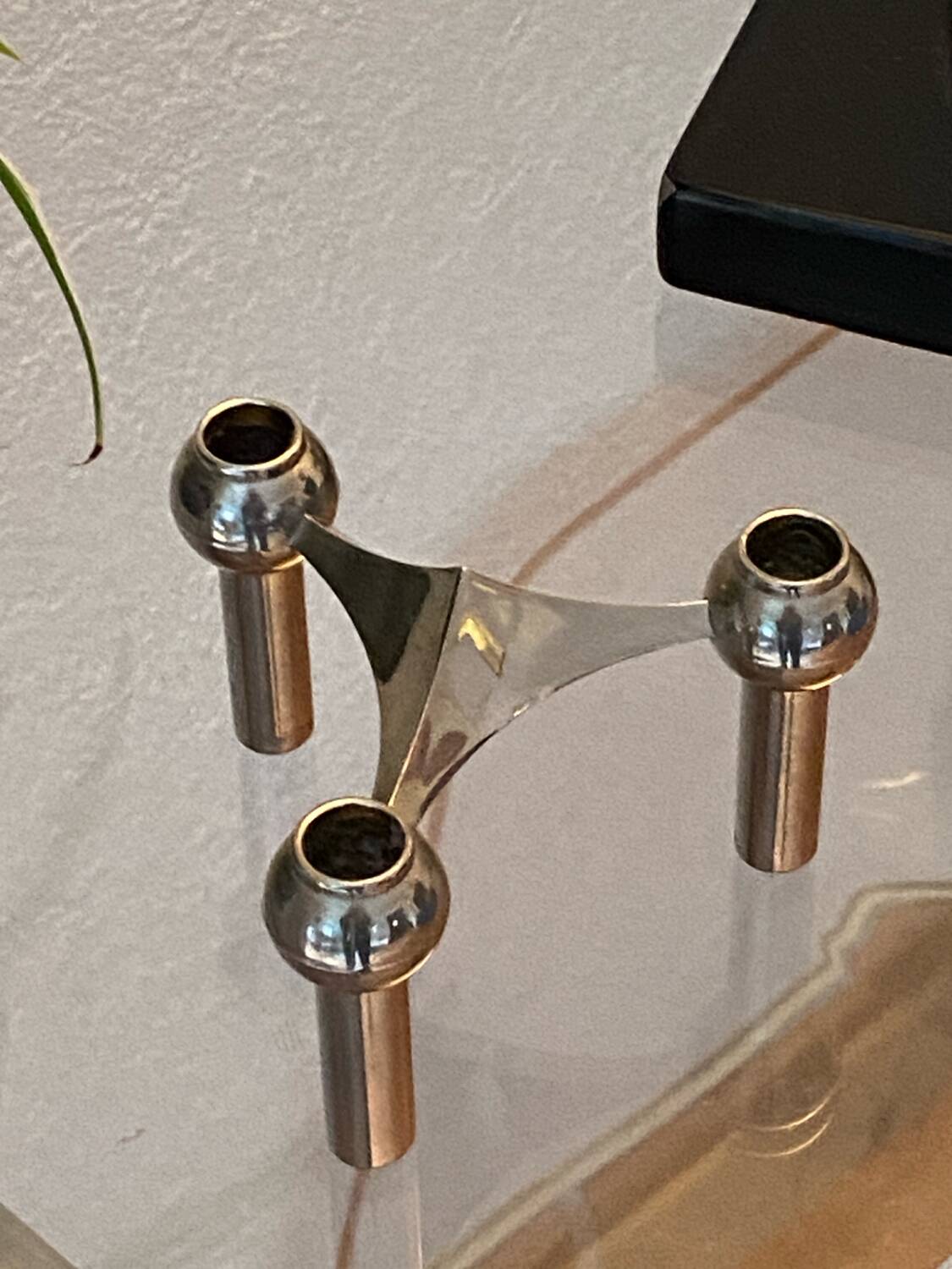 Stoff Nagel design candlestick from the 1960s