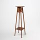 Table console Art Déco française en chêne, années 1920