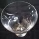 Lot de 4 verres en cristal fin sur pied en Etain du Manoir Paris France
