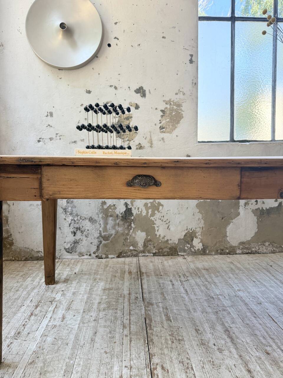 1950s pine farmhouse table 220cm