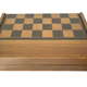 Boite de jeu dame &  backgammon en bois 1900
