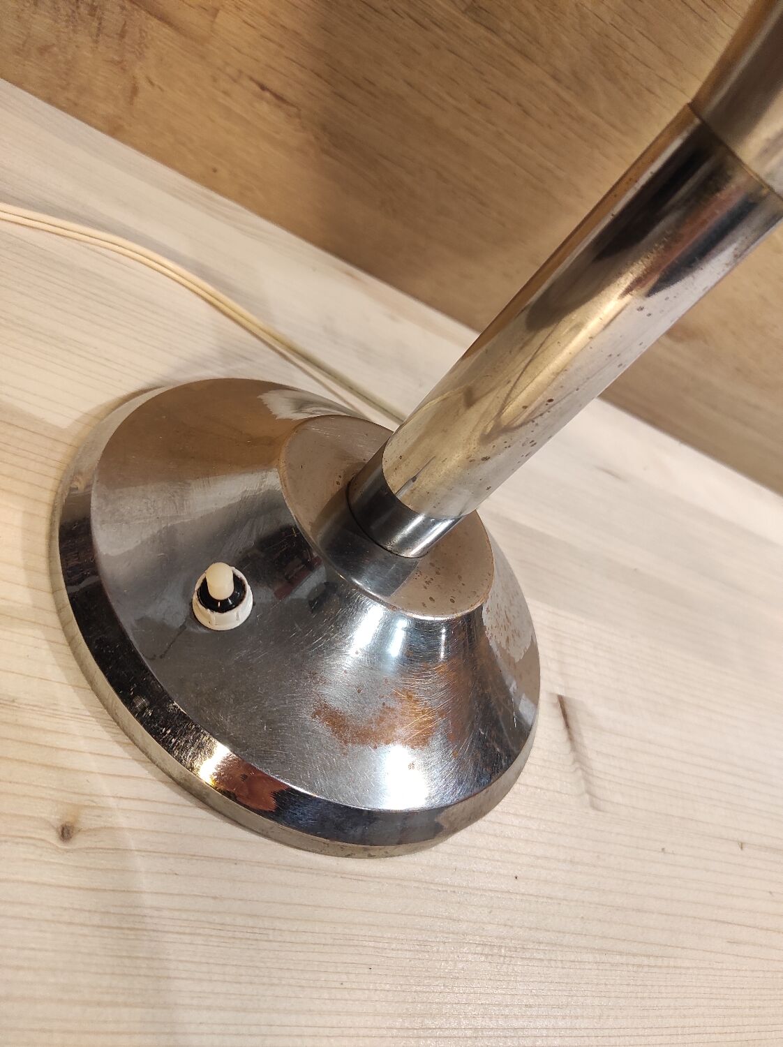 Metal mushroom lamp circa 1920 1940