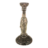 Antique Crystal Candlestick "The Water Carrier" (1900-1920)