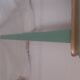 Mint green and gold vintage nightstand