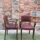 Pair of bridges art deco armchairs