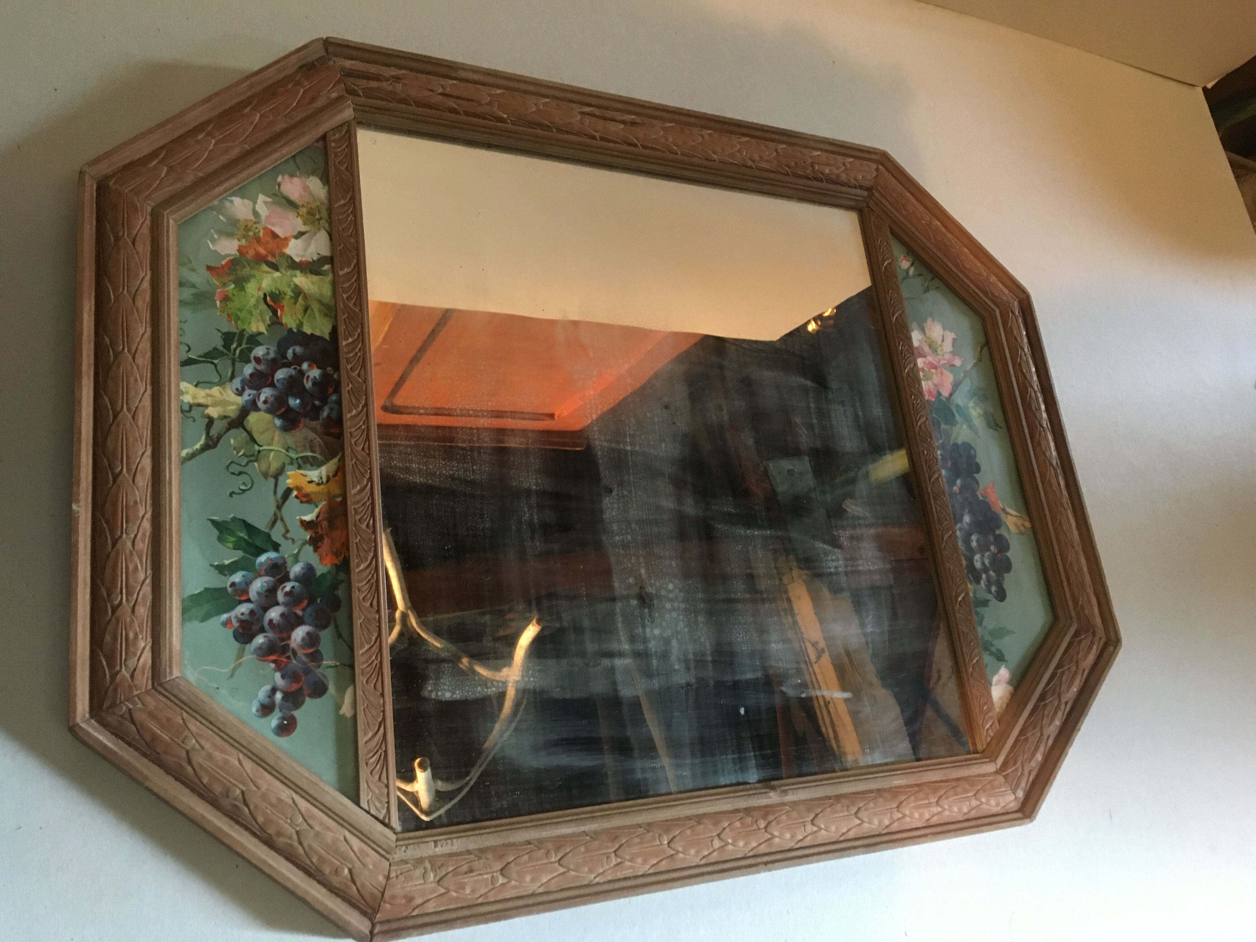 Old art nouveau mirror