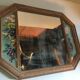 Old art nouveau mirror