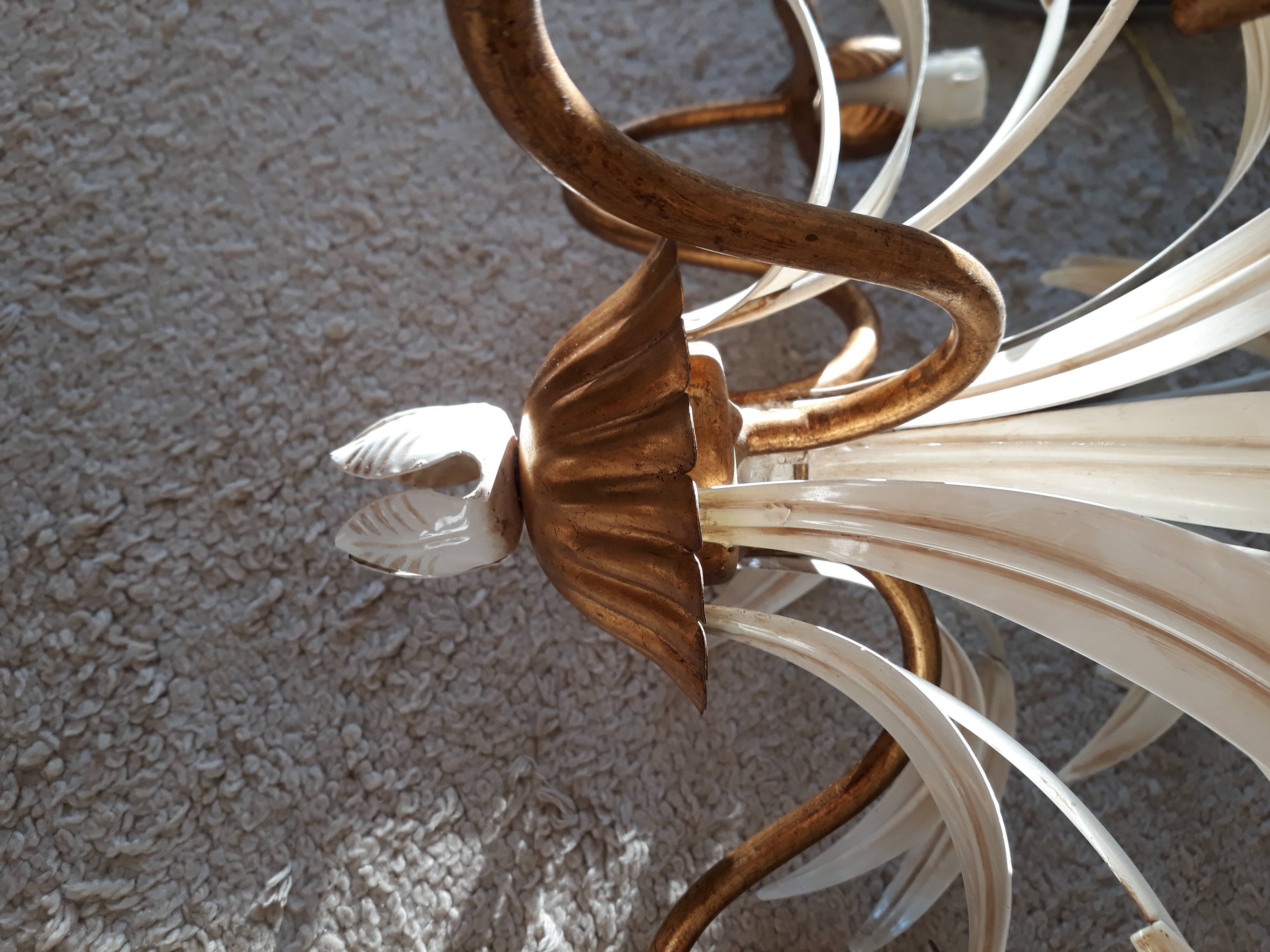 Lustre Masca en laiton 3 feux