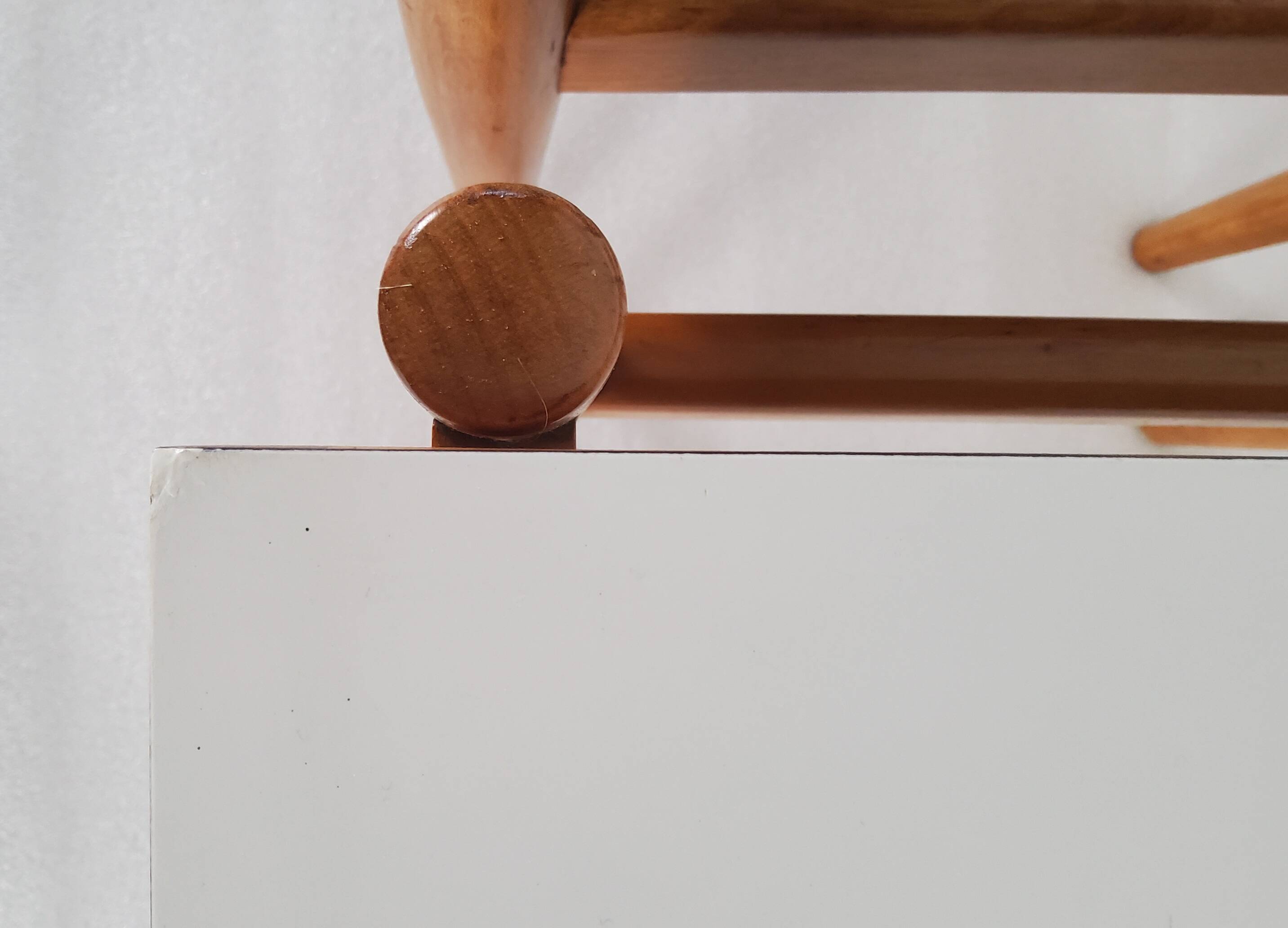 Wooden side table, Van Den Berghe-Pauvers, Belgium