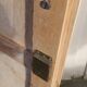 Very beautiful vintage 1940 parisian wardrobe, 2 doors stripped and sanded