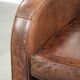 Sheepskin armchair with a timeless design and stunning warm colours