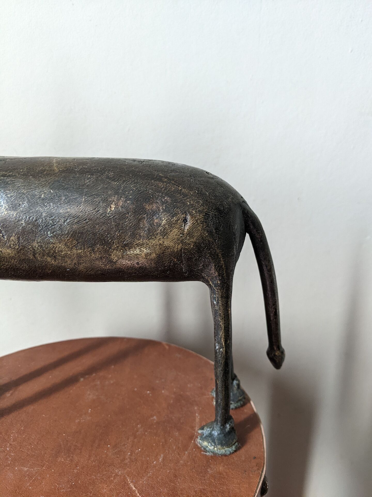 Handcrafted animal sculpture African art Burkina Faso