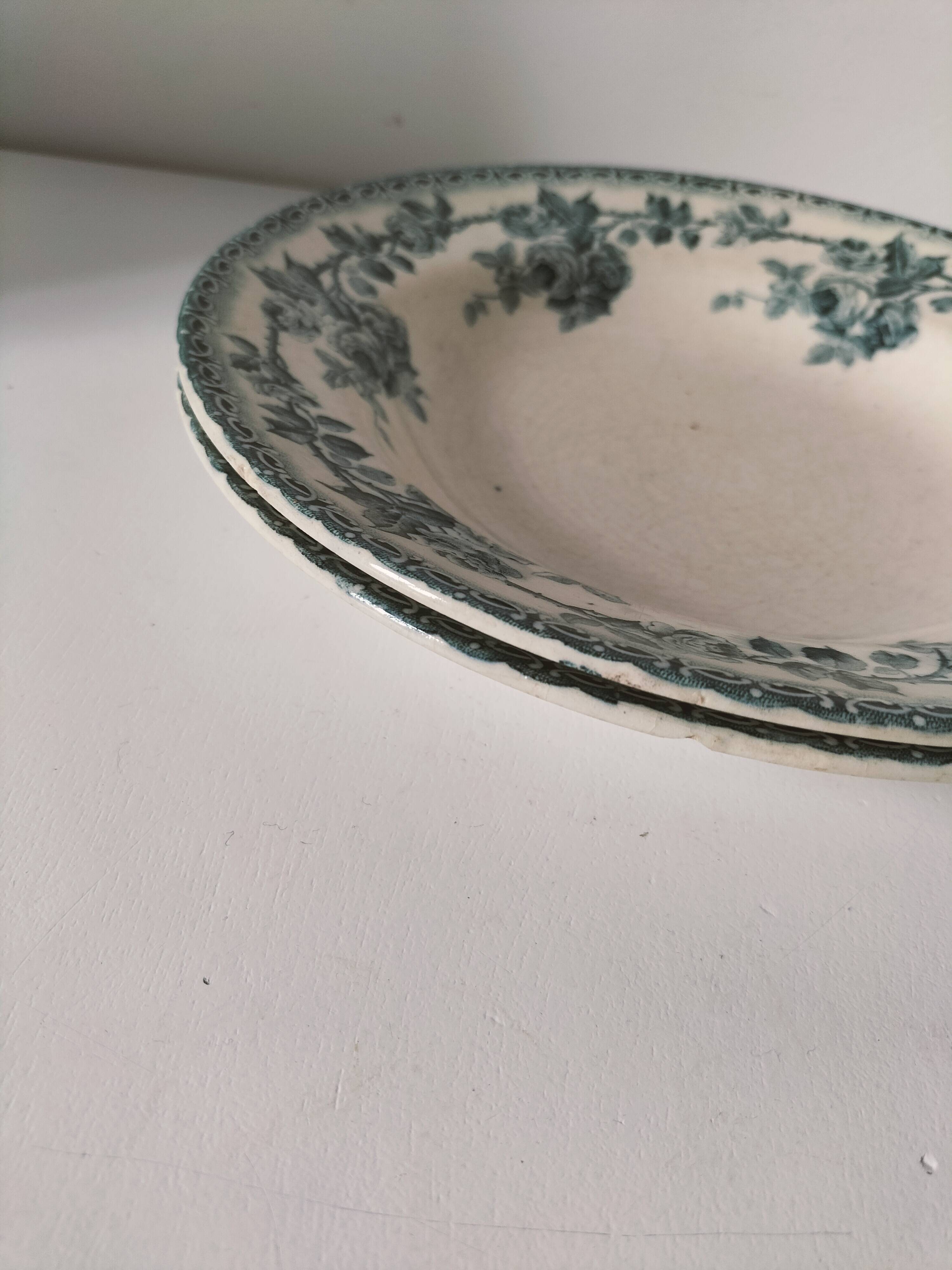 Duo Assiettes creuses Boulenger Choisy le Roi