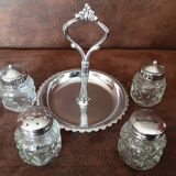 Vintage condiment set