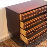 Vintage chest of drawers with bullnose contrasting moulding details
