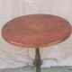 Vintage bistrot table "brown top"