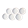Set of 6 luneville porcelain plates