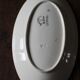 Ravier faïence orange bleu Badonviller Congo