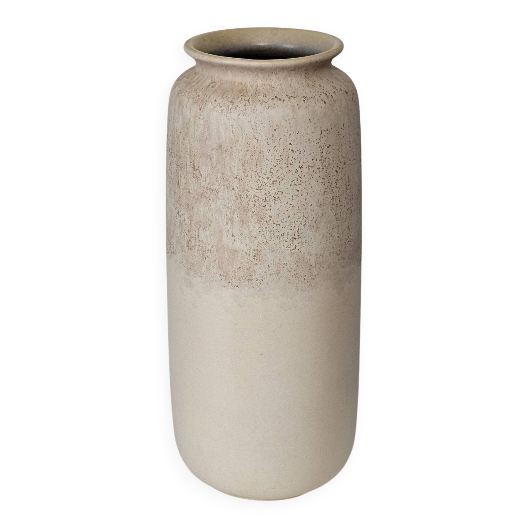 Large vintage textured ceramic vase