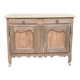 Louis XV sideboard renovated in solid oak, 18th century
